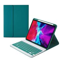 Funda for iPad 10.2 A2603 A2604 Case Keyboard Cover for iPad 9th 8th 7th Generation Russian Spanish Hebrew Keyboard Teclado Russian purple