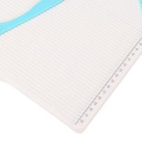 Folding Scoring Board with Triangular Tool 320x320mm Scoring Plate for Making Card Envelope Photo Paper Crafts white