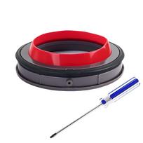Dust Bin Part For Dyson V10 Digital Slim V12 Detect Slim SV18 SV20 Cordless Vacuum Cleaner Canister Top Fixed Sealing Ring Parts as the picture red