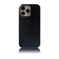 Originalios odos IPhone 16 Pro Max dėklas Krokodilo tekstūros Verslo stiliaus Atsparus smūgiams Pusiau dengiantis 15/14/13 serijai iPhone 15