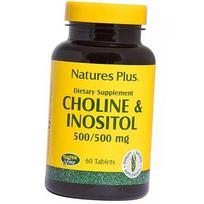 Cholinas Inozitolis, Choline & Inositol, Nature's Plus 60 tab (36375180) 60tab
