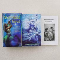 12x7 cm Mermaid Taro kortų žaidimas 78 vnt Popierinis vadovas gray