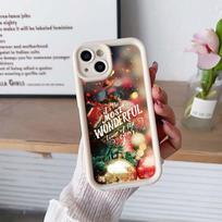 Sky Eye Ladder telefono dėklas, skirtas iPhone Samsung A14 Huawei Honor 90 Xiaomi Redmi 12c Infinix Realme Angel Eye minkštas dangtelis A1 Kalėdų Laimingų Naujųjų Metų menas Realme V13 5G ruda