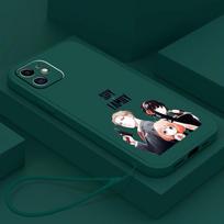 Samsung Galaxy A14 A24 A54 A34 iPhone 11 12 13 14 15 Pro Max Xiaomi Redmi 13C Note 13 Huawei Tiesaus krašto minkštas telefono dėklas NY17 Spy X Family Anime honor 50 SE dramblio kaulas