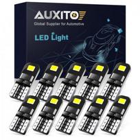 LED Avarinis Mirksintis Stogo Dvigubo Šono Švieslentė Eismo Patarėjas Blyksintis Įspėjimas 10pcs T10 LED Interior Li gray