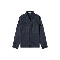 Stone Island FW22 Solid Color Removable Logo Zipper Cover Bag Double Pocket Lightweight Long Sleeve Jacket Men jackets Navy-Blue 7715101WN-V0120 XXL black