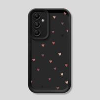 Soft Shell Case for Samsung Galaxy A26 A22 A33 A24 A13 A56 A36 A32 A14 A23 A12 A34 A16 Colorful Hearts Galaxy A16 5G black