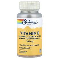 Solaray Vitamin E 268mg Softgels, 50 Count
