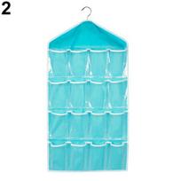 Kojinės Batai Žaislas Apatiniai Rūbai Rūšiavimo Sandėliavimo Maišelis Durų Sienos Kabinamas Spintos Organizatorius mėlyna