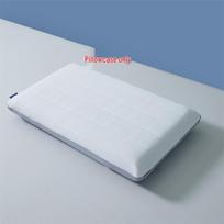 Wave High-Low Memory Foam Pillow for Deep Sleep and Neck Support gray