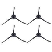 Set of 4 Replacement Side Brushes Cleaning Tool Plastic Texture Easy Installation Sweeper Part for Robot Vacuum Cleaner 1 gray