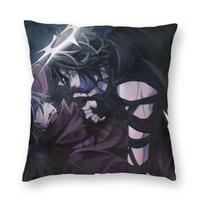 Azuretime Anime Azure Two Time Forsaken Square Pillowcase Pillow Cover Cushion Zip Decorative Comfort Throw Pillow for Bedroom 55cmx55cm(22x22Inch) gray