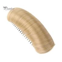 Women Hair Accessories 1/3Pcs Bun Invisible Fluffy Pad Black Brown Blonde False Reusable Pads Clip Comb Volume Base Bump Styling Insert Tool 1pc auksinė