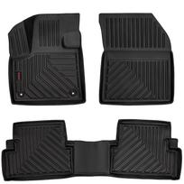 8016023 - 3D Rubber Floor Mats, High Edge, Fits: Peugeot 3008 II (2016-) / Opel Grandland X (2017-)