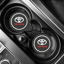 Automobilio lipdukas Toyota Camry CHR Corolla RAV4 Yaris Prius Automobilio puodelio laikiklio neslystanti kilimėlio priedai Automobilio dangtelis Automobilio stilius gray
