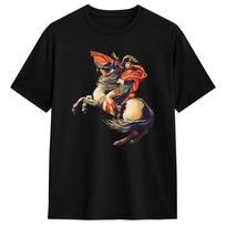 Napoleon Bonaparte T Shirt Summer Awesome T-Shirts Pure Cotton Trending Tshirt For Couple Prin M beige
