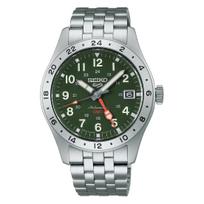 SEIKO 5 Sports Field GMT Automatinis Laikrodis HDB001J, Alyvuogių Žalia Ciferblatas, Dvigubas Laikas, Vyriškas Mechaninis Laikrodis, Pagamintas Japonijoje black