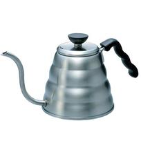 HARIO V60 Drip Kettle 800mL suitable for direct hairline silver made in A perfect Buono, capacity, heat/induction cooktops, finish, Japan. gift. gray