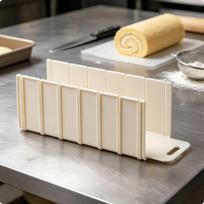 Rolled Roll Slicer Pullout Cake Slicing Tool Convenient for Home Cooks, Culinary Experts, gray