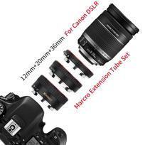 Metalinis TTL automatinio fokusavimo makro prailginimo vamzdelio žiedas, skirtas Canon 600d 500d 80d EOS EF EF-S 60D, skirtas Canon juoda