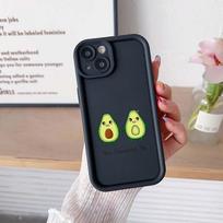 Sky Eye Ladder telefono dėklas, skirtas iPhone 15 Samsung A24 Huawei Honor 90 Xiaomi Redmi Note 12 Infinix Realme Angel Eye minkštas dangtelis NY8 Delicious Avocado art Realme V13 5G ruda
