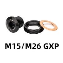 1 Set Bike Bicycle Crank Arm Bolt Screw M15/M26 For Sram Spare GXP X7 X9 X0 XX1 black