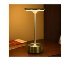LED Įkraunama jutiklinė stalinė lempa TAVOLO LED/2,5W/5V 2400 mAh 3000-6000K auksinė