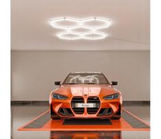 Dimeriuojamas LED lubinis šviestuvas HEXAGON LED/192W/85-265V 5000K CRI 90 IP54 balta