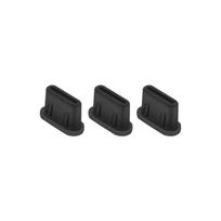 For DJI Neo Battery Port Dust Plug With Lanyard Handheld Drone Silicone Charging Port Dust And Moisture Protection Cover Accesso white