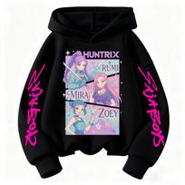 Autumn/Winter Hoodie Manga Children's Kpop Devil Hunter Children's Sportswear Cute Sweet Hoodie Girl 100
