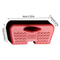 OBD Port Protector For Cars Silicone Waterproof Dustproof Auto Supplies Car OBD Interface Cover For SUV RV Vehicle Trip Travel gray