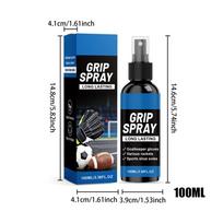 100ml Basketball Shoe Grip Spray, Improve Sole Traction & Court Grip, Rejuvenate & Elongate Sneaker Life, Performance Enhancer black