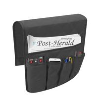 Sofa & Bedside Remote Control Hanging Storage Bag gray