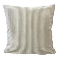Beige decorative pillowcase with stripes 40x60 cm