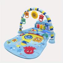 Baby Piano Music Mat Activity Gym Musical Keyboard Crawling Game Pad Early Educational Toys For Infant Newborn 0 36 Months gray