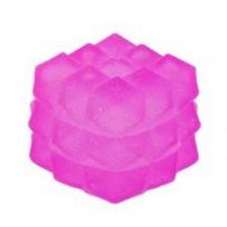 Faceted Cube Squeeze Ball Geometric Crystal Fidget Toy Translucent Rubik Cube Sensory Stress Relief Super Solid Squish Anxiety Relief Gift 1pcs mėlyna