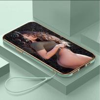 Prabangus padengtas TPU telefono dėklas su dirželiu, skirtas Xiaomi Redmi Note 10S 11S 12S 9 10 11 12 Pro 9T 10C 12C 13C Dėkliams A50 Sommer Ray Cover Redmi K60 ULTRA white