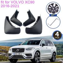 for VOLVO XC90 2016 2017 2018    MudFlap Mudguards Splash Guards Fender Flare Front Rear Wheel Accessories R-Design blue