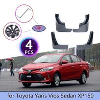 Car Mudguards For Toyota Yaris Vios Sedan XP150 2014~ Cladding Splash Mud Guard Mudflap Protect Car Accessories Fenders 2015 black