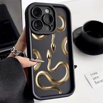 Sky Eye Ladder minkštas dėklas, skirtas Xiaomi 14T Redmi 12c 13c 14c Note 11 12 13 Pro Visi Xiaomi Redmi modeliai Telefonų dėklai Dangtis NY25 Black Gold Snake dizainas Xiaomi 11 Lite/11 Lite 5G brown