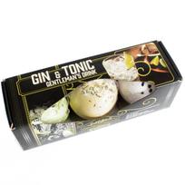 Džino su toniku aromato spalvingų vonios bombų rinkinys (3vnt) (360g)