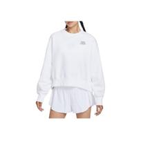 Nike Court Heritage Fleece Pullover Sweatshirt Women tops White IO0485100 M white