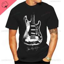 Vyras Moteris Marškinėliai Stevie Ray Vaughan Gitara Bliuzas Rokas SRV Unisex Apvalus Kaklas Madingi Grafiniai Marškinėliai Vyrams Gatvės Apranga#Spalva(3) S white