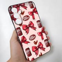 Dr Pepper Soda telefono dėklas Samsung S25 Edge S24 S23 S22 S21 S20 Ultra Plus Fe Galaxy A54 A53 A34 A25 A16 Samsung S22 brown
