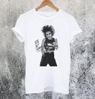 Vintage Joan Jett Signature Heavy Cotton White All Size Unisex T-Shirt 3XL įvairiaspalvis