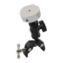A03F-Mount For Starlink Mini, RV Ladder Pole Mount, Adjustable Clamp For Starlink Mini, Compatible With Original Pipe Adapter white