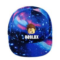 Šauni žaidimo Roblox žvaigždėto dangaus kepurė vyrams ir moterims Hip Hop Trucker kepuraitė Blue blue