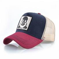 Unisex Trucker Cap Men Four Seasons Baseball Cap With Skull Patch Women'S Snapback Hip Hop Baseball Hat Outdoor Sport Casual Cap black