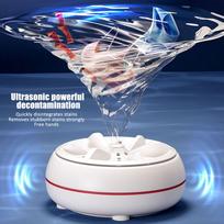 27W Mini ultragarsinė skalbimo mašina USB 50 sekundžių atvirkštinio valymo ciklas 30 min. Automatinis išsijungimas Turbininė skalbimo mašina namams gray