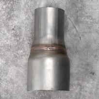 63mm/2.5in iki 45mm/1.75in Išmetimo reduktoriaus jungiamasis vamzdis Standartinis tiesus jungiamasis vamzdelis su skylute gray